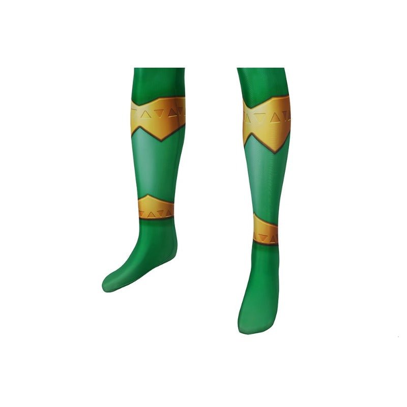 Costume Cosplay Power Rangers Vert - Combinaison pour Fête et Halloween
