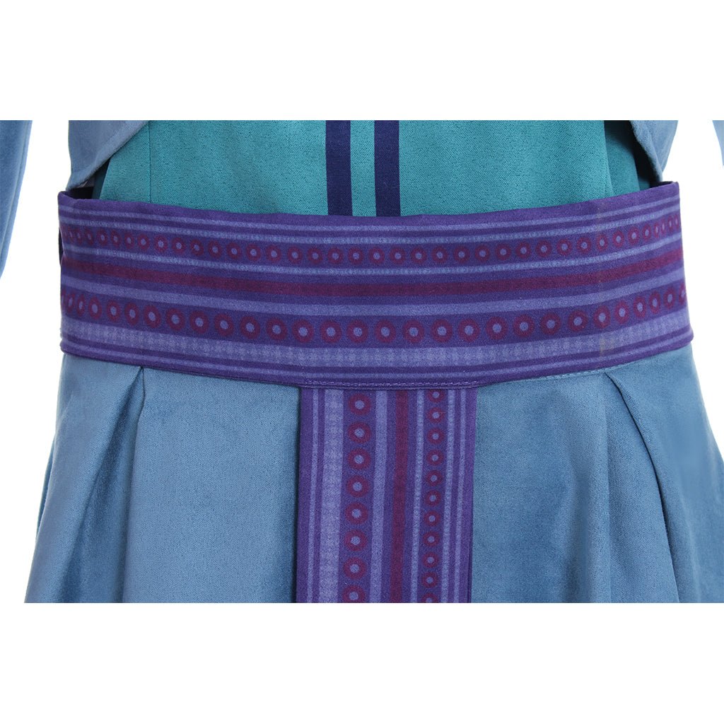 Costume Cosplay Anna Princesse | Ensemble Chemise, Jupe et Manteau pour Femmes Adultes pour Halloween et Événements Disney