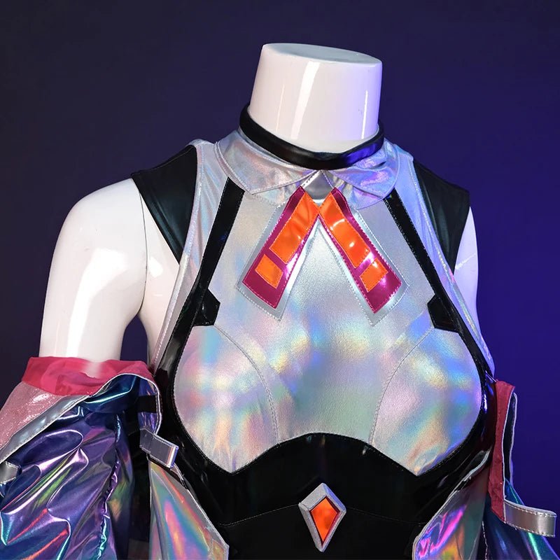 Costume Cosplay Seraphine LOL Battle Dove Anima Squad - Tenue Halloween Femme