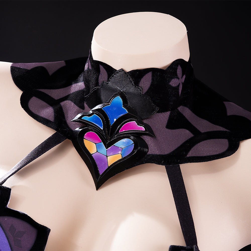 Costume Cosplay Black Swan Honkai Star Rail | Robe Violette Perruque Accessoires Jardin de la Réminiscence