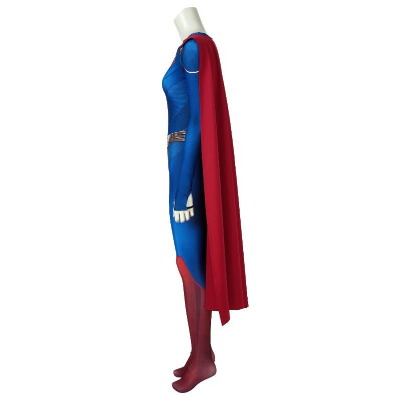 Combinaison Cosplay Supergirl Saison 5 Kara Zor-El avec Cape