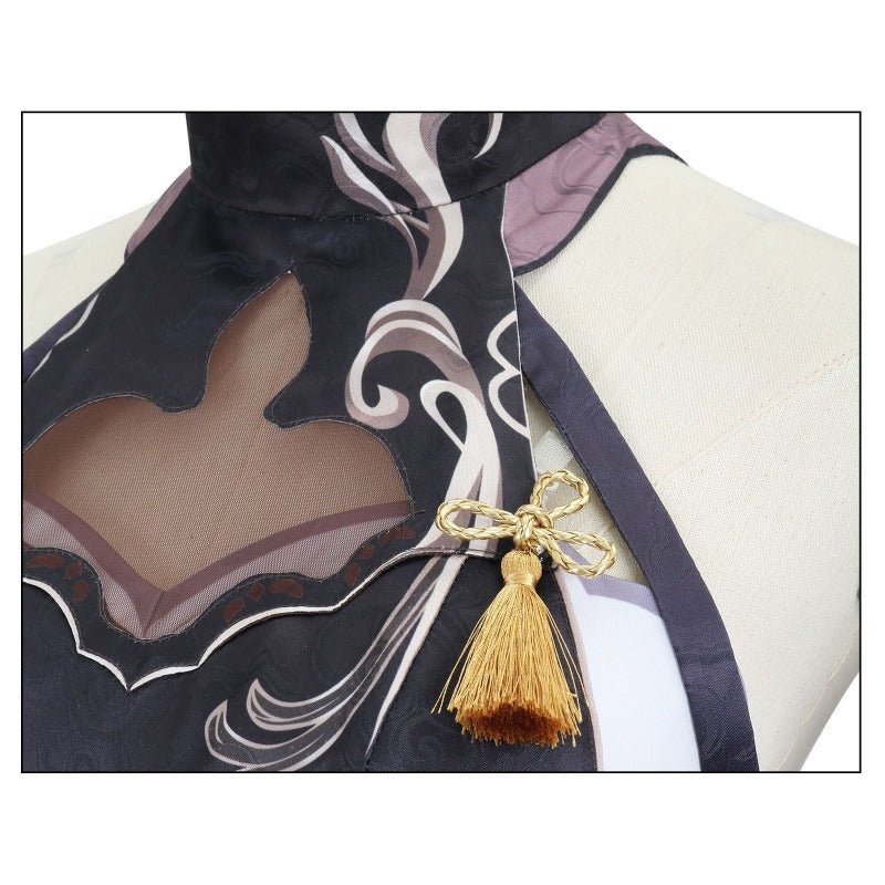 Costume Cosplay Genshin Impact Shenhe Fleur Froide, Rosée Cachée – Élégante Tenue LNY