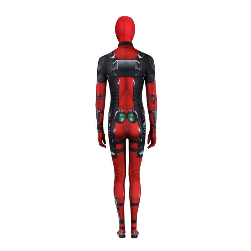 Costume Cosplay Femme Lady Deadpool Wolverine Version Comic Halloween