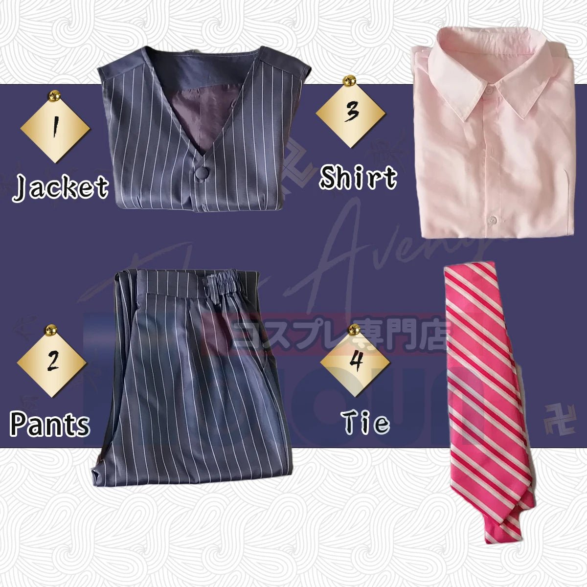 Costume Cosplay Tokyo Anime Bonten Haruchiyo Sanzu 4 Pièces Veste Quotidien Cadeau Halloween Noël