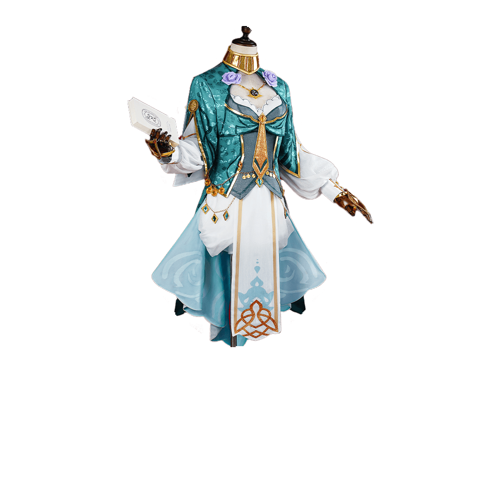 Costume Cosplay Lisa Yae Fleur Cachée Genshin Impact - Tenue Élégante Inspirée de l'Anime pour Femmes