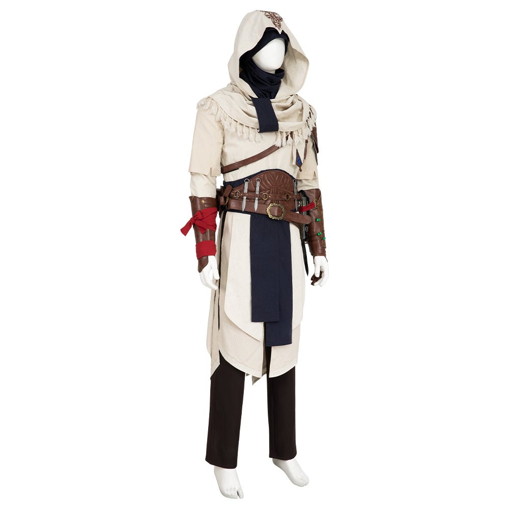 Costume Cosplay Basim Ibn Ishaq Assassin's Creed Mirage Complet avec Chaussures
