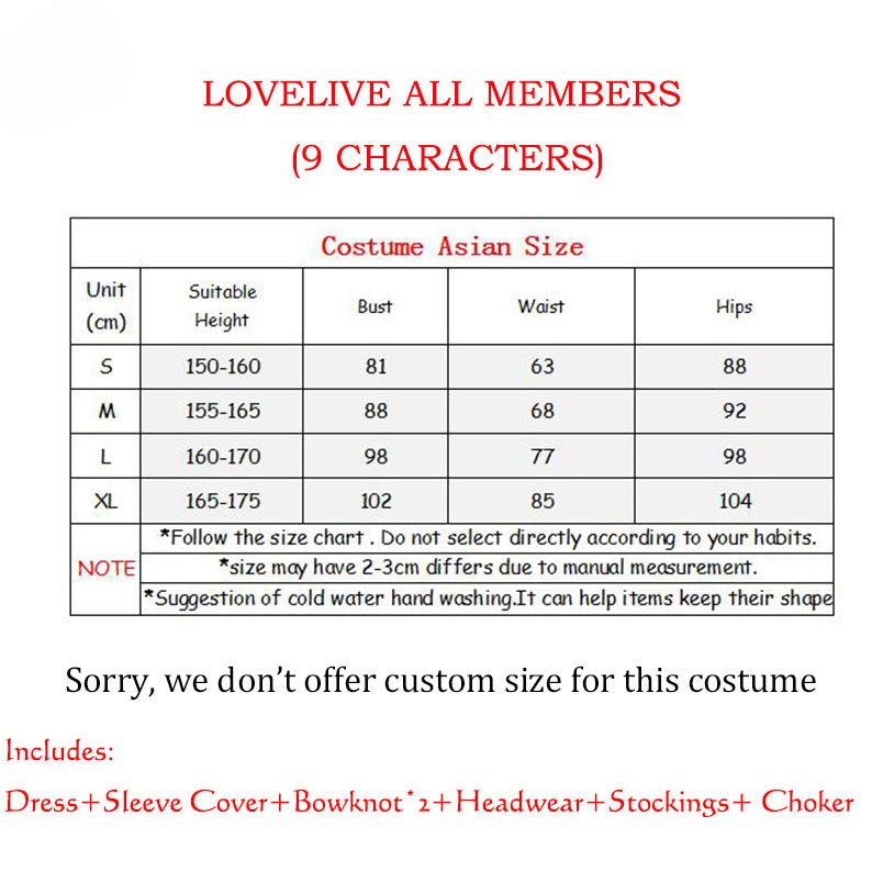 Costume Cosplay Lovelive Bouquet de Fleurs Yazawa Nico Nozomi Tojo Eli Rin Sonoda Umi Kotori Maki