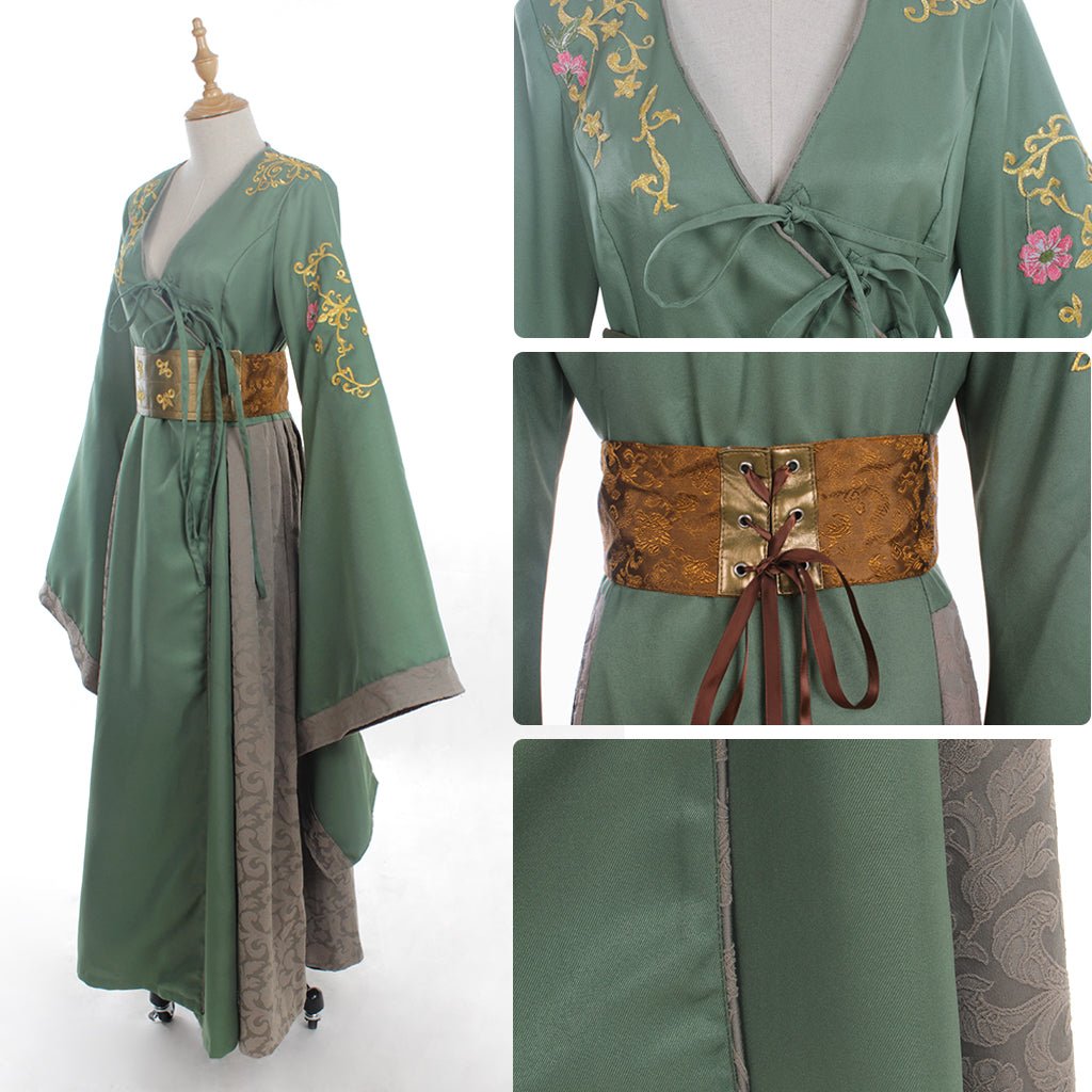 Costume Adulte Robe Verte Cersei Lannister | Déguisement Femme pour Halloween et Cosplay | Série TV et Cinéma
