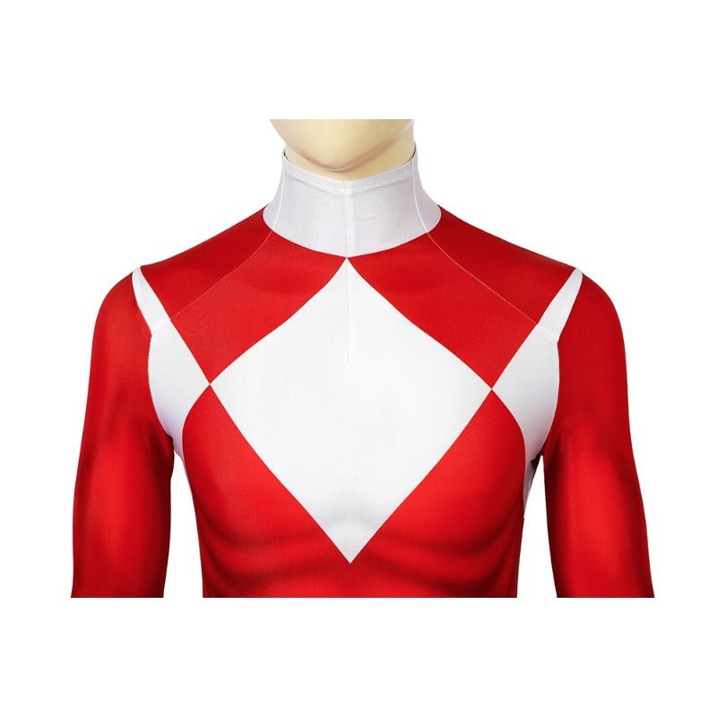 Combinaison Cosplay Ranger Rouge MMP – Costume des Mighty Morphin Power Rangers