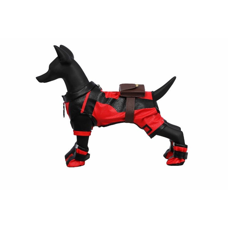 Costume Cosplay Chien Deadpool - Vêtement Super Héros pour Animaux pour Halloween & Fêtes