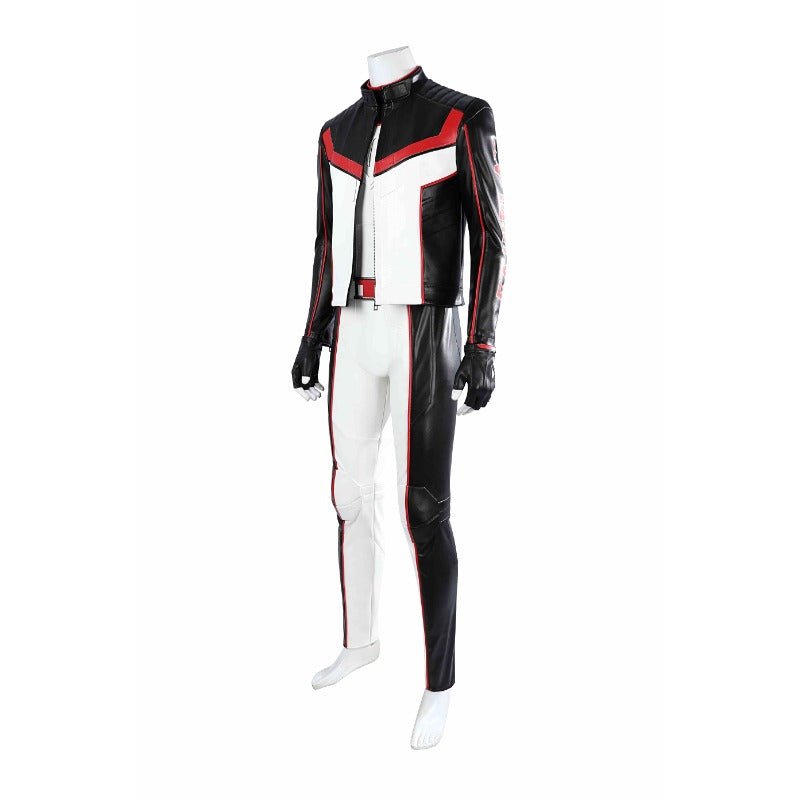 Costume Cosplay Mister Terrific Michael Holt - Combinaison en Cuir Blanc pour Halloween