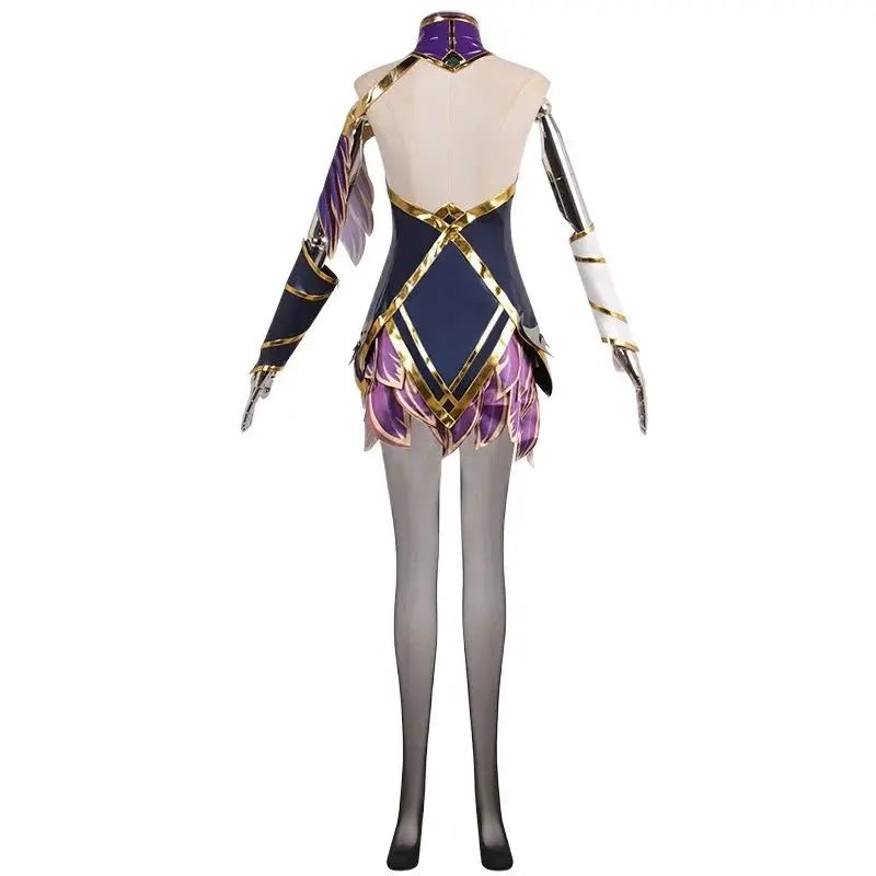 Costume Cosplay Ahri LOL pour Femmes - Uniforme de Carnaval et Halloween