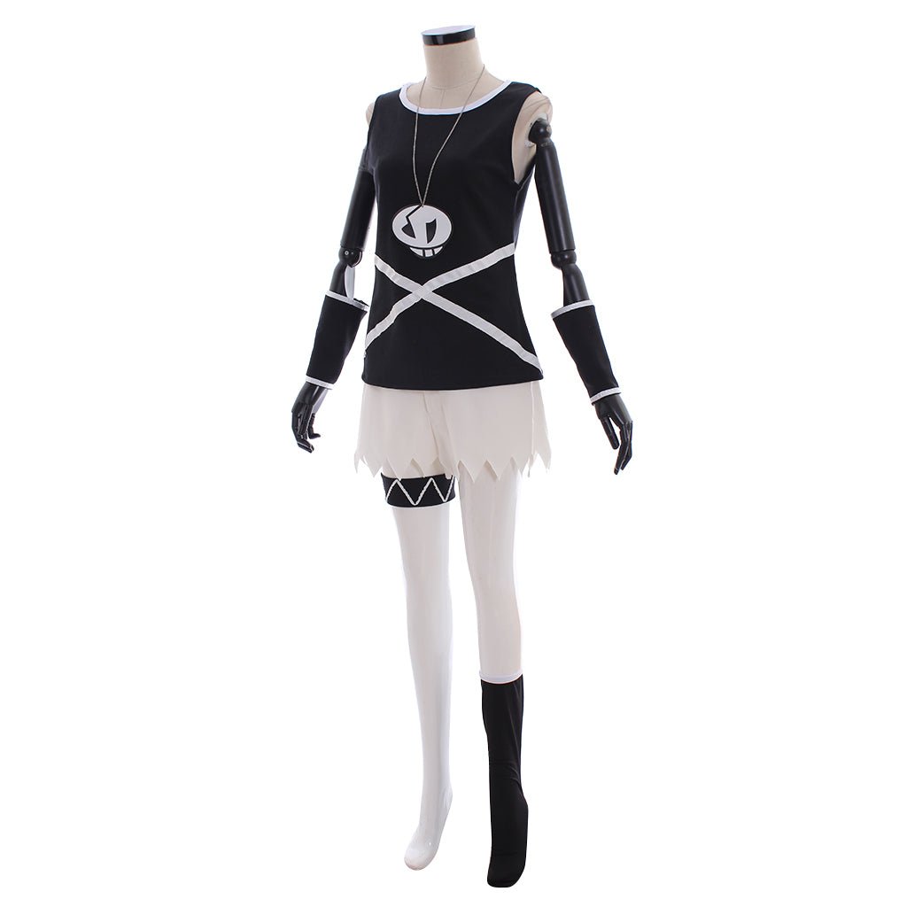 Costume Cosplay Femme Équipe Skull de Pokémon Soleil et Lune