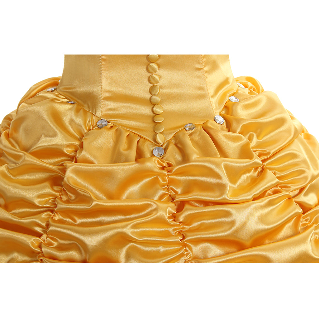 Costume Cosplay Belle - La Belle et la Bête | Robe Princesse Disney pour Halloween et Événements