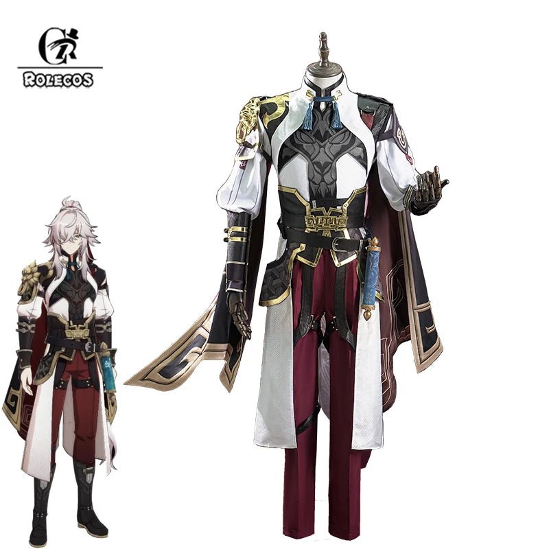 Jeu Honkai Star Rail Costume Cosplay Jing Yuan Magnifique Homme Cavalier Costume Fête Halloween Carnaval