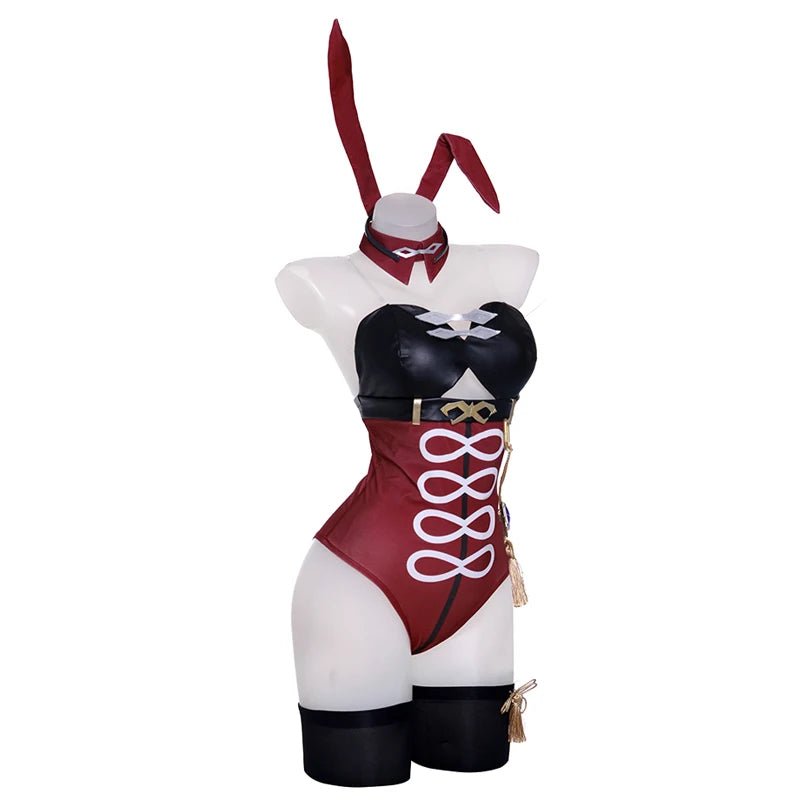 Costume Beidou Fille Lapin Genshin Impact Combinaison Beidou Fille Lapin Costume Cosplay Complet pour Femmes