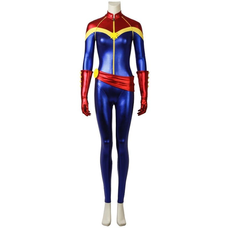 Costume Cosplay Enfant Capitaine Marvel - Combinaison Avengers pour Halloween