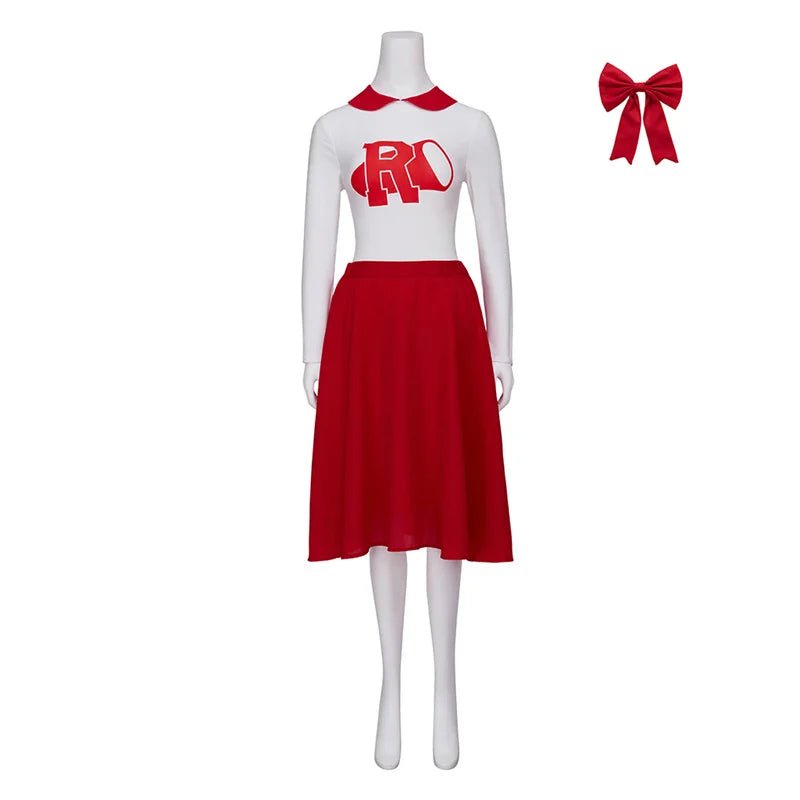 Costume de Cheerleader de Rydell High de Grease: Rise of the Pink Ladies - Tenue Rétro pour Femmes pour Halloween