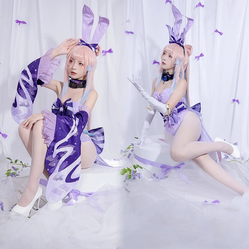 Costume Cosplay Bunny Girl Kokomi Genshin Impact - Style A et B