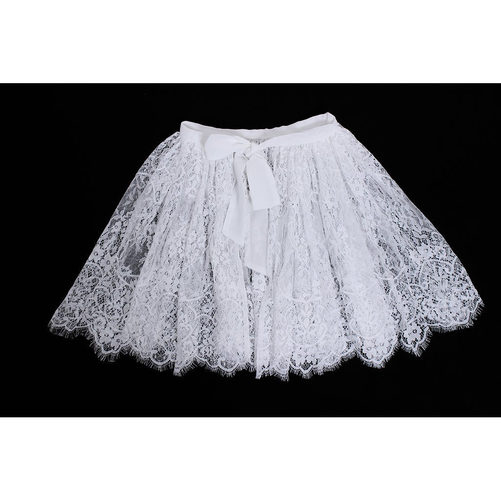 Boléro en Dentelle Blanche Élégant pour Femmes - Capes Courtes pour Mariages et Robes de Soirée