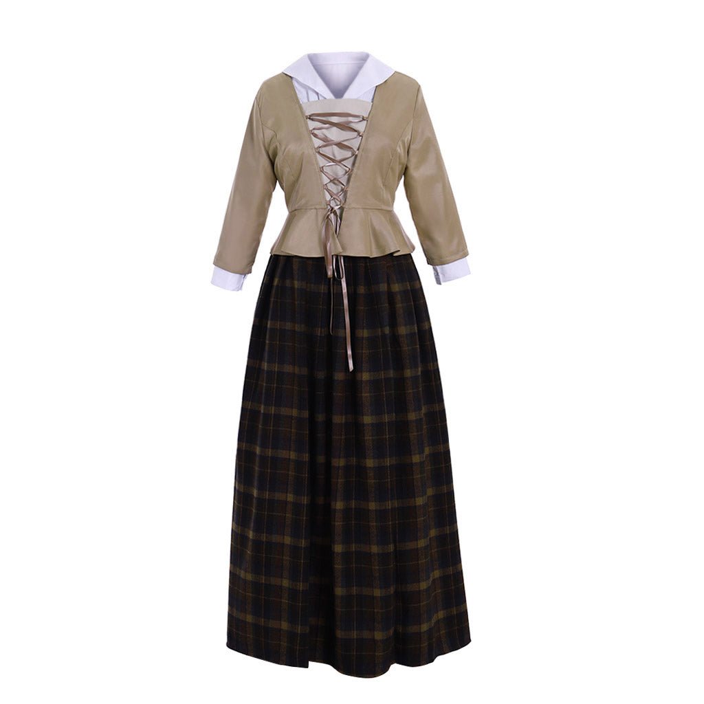 Robe Costume Inspirée d'Outlander | Cosplay des Highlands Écossais pour Femmes