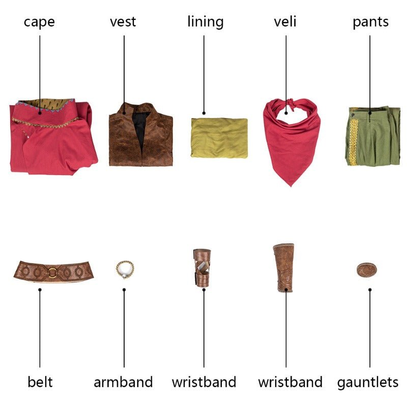 Costume Cosplay Raya Aventure Cape Veste Ensemble Complet Femme Robe Princesse Dragon Halloween