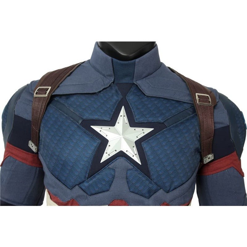 Costume Cosplay Steven Rogers Captain America - Uniforme de Héros pour Halloween