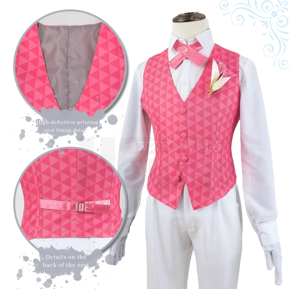 Costume Cosplay Anime Blue Lock Chigiri Queue de Pie Exposition Tuxedo Uniforme Corsage Cadeau Convention