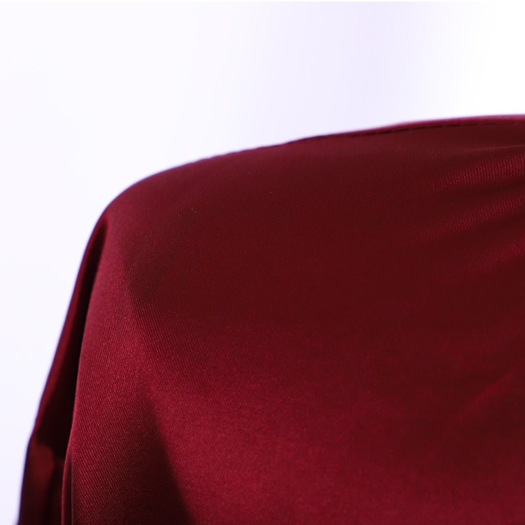 Pyjama Rétro Rouge Boudoir Nuptial pour Femmes - Robe de Soirée Élégante