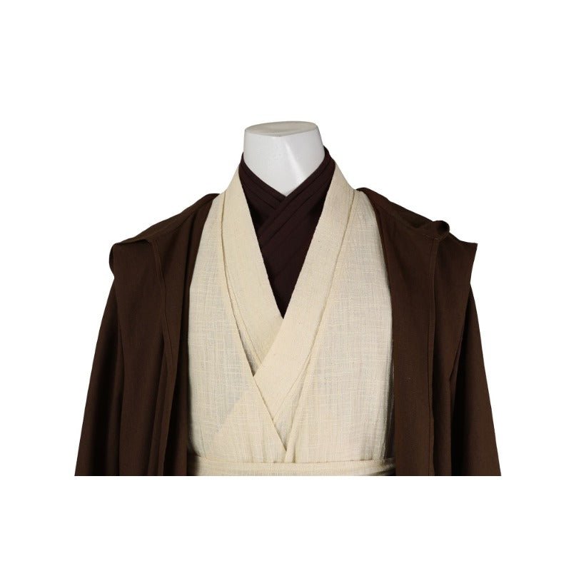 Costume Cosplay Obi-Wan Kenobi Robe Complète pour Halloween et Fêtes