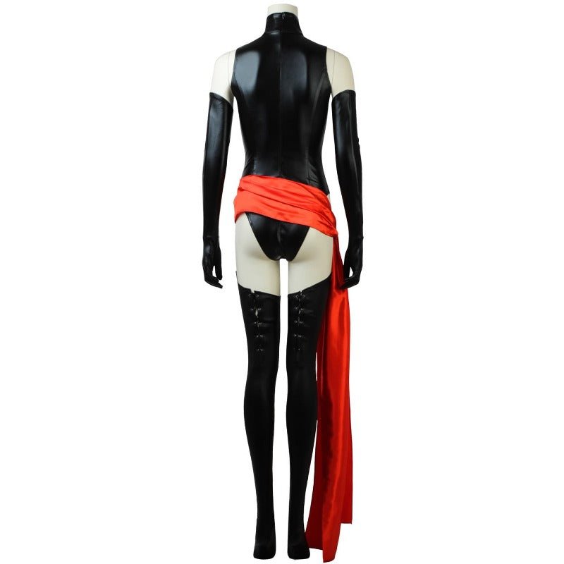 Costume de Superhéroïne Ms.Shiny - Ceinture Rouge Cosplay Film Halloween pour Femmes