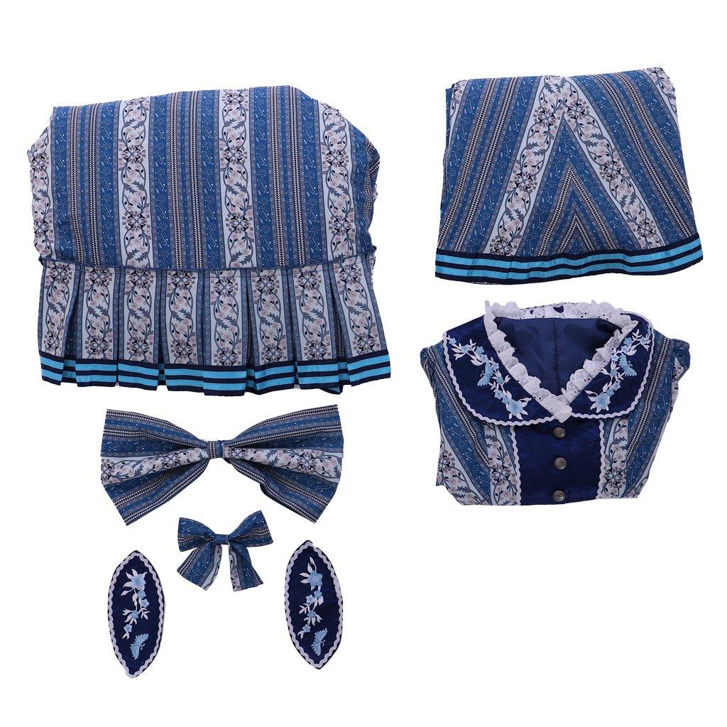 Costume Cosplay Christine Daae Le Fantôme de l'Opéra | Robe de Souhait Bleue