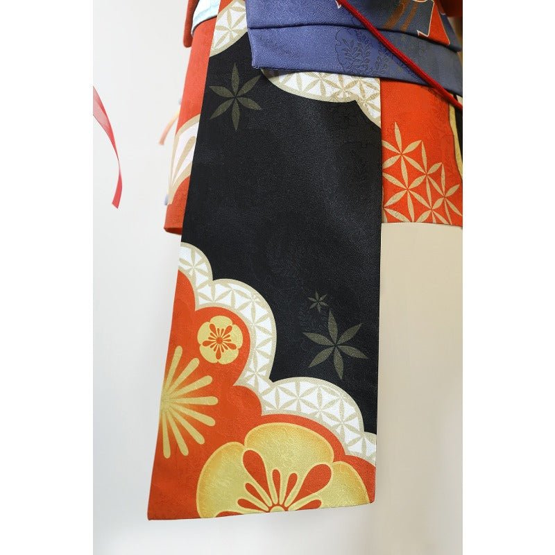 Costume Cosplay Yoimiya Kimono avec Perruque | Tenue Genshin Impact