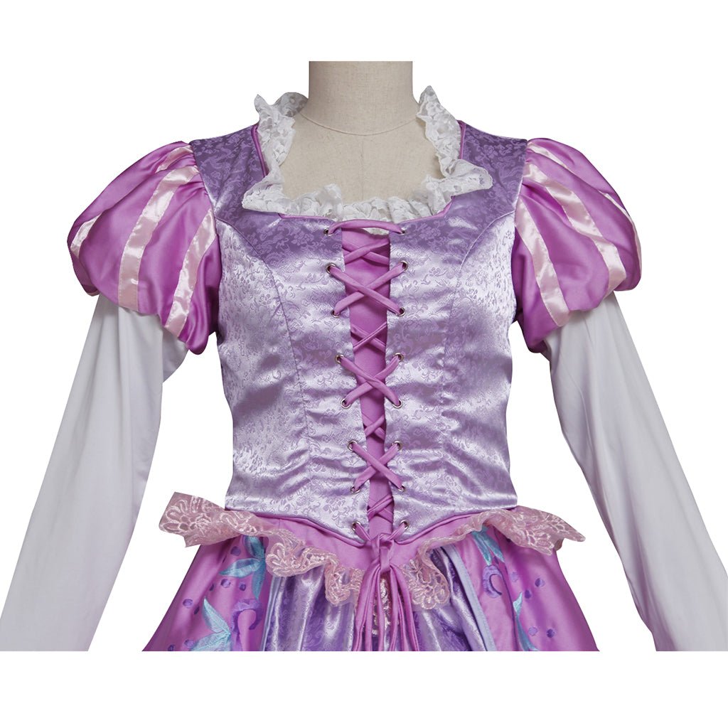 Série de Costumes Cosplay Disney Tangled | Rapunzel, Naveen, Mère Gothel & Plus