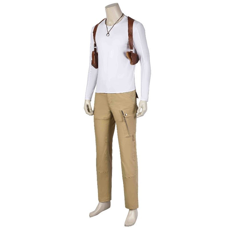 Costume Nathan Drake Fait Main pour Cosplay Uncharted - Tenue d'Explorateur Authentique