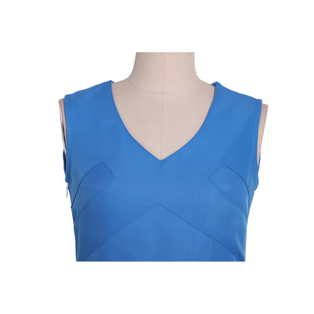 Costume Cosplay Daenerys Targaryen Robe Bleue avec Cape pour Femmes