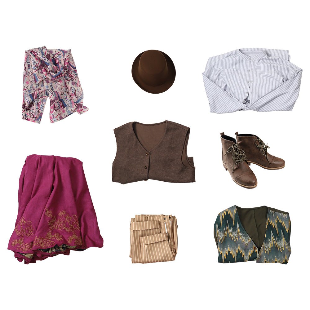 Costume Cosplay Willy Wonka - Inspiré de Timothée Chalamet (2023)