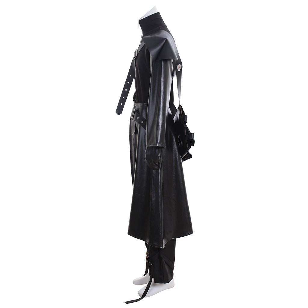 Costume Cosplay Final Fantasy VII Cloud Strife Complet avec Gants, Cape et Ceinture