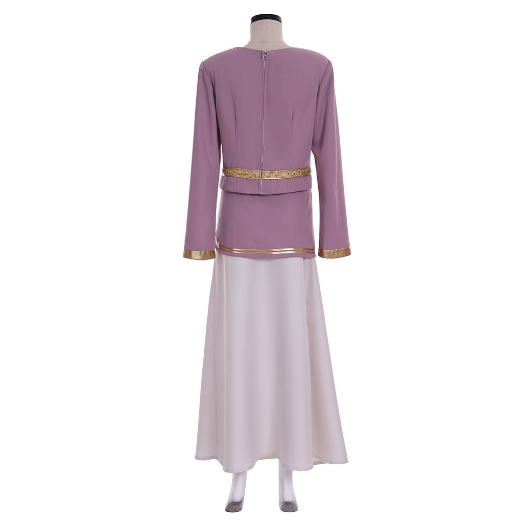 Costume Cosplay Ava de Kingdom Hearts III - Robe à Capuche Rose avec Jupe pour Femmes