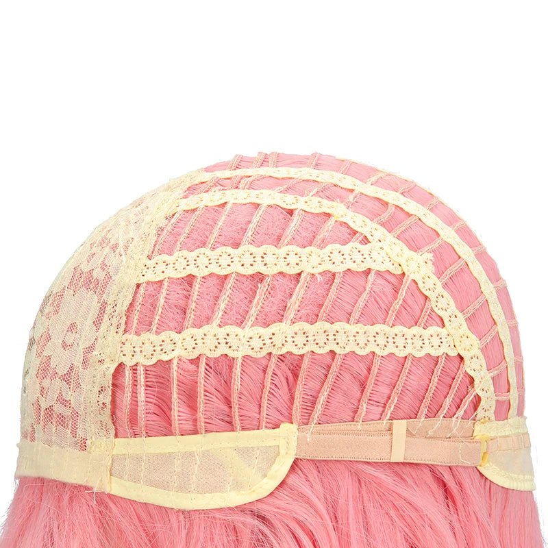 Perruque Cosplay Yae Guuji Genshin Impact 80cm Rose Droite Perruque Yae Miko Résistante à la Chaleur Cheveux Synthétiques