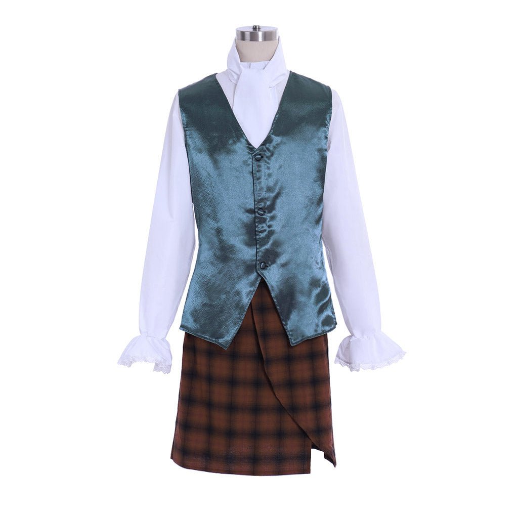 Robe Costume Inspirée d'Outlander | Cosplay des Highlands Écossais pour Femmes