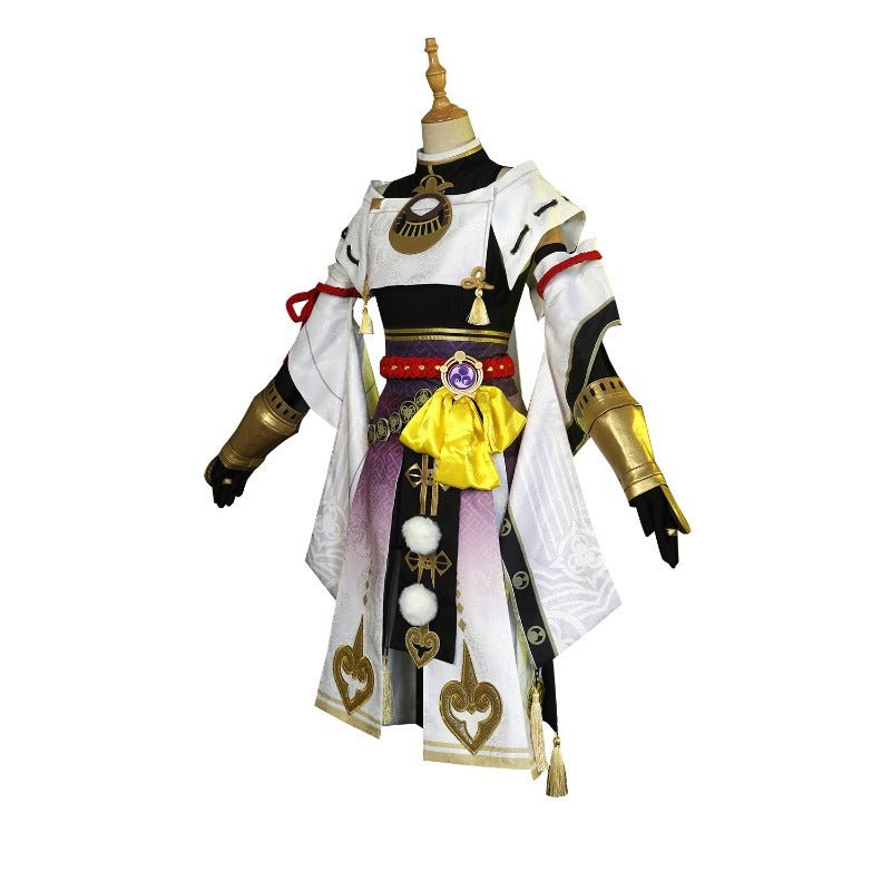 Costume Cosplay Kujou Sara Genshin Impact pour Événements Anime et Halloween