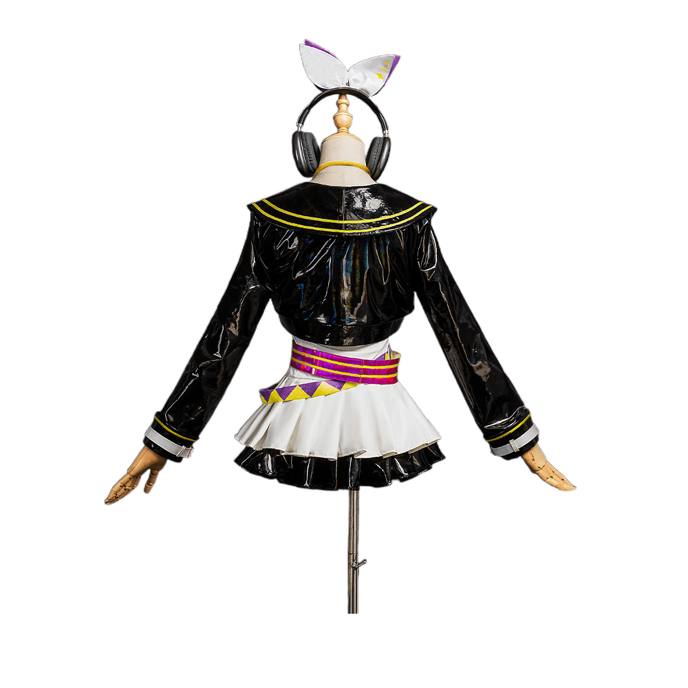 Costumes Cosplay Muse Dash Len et Rin | Tenues de Scène Project Mirai Sekai | Ensemble Complet Halloween