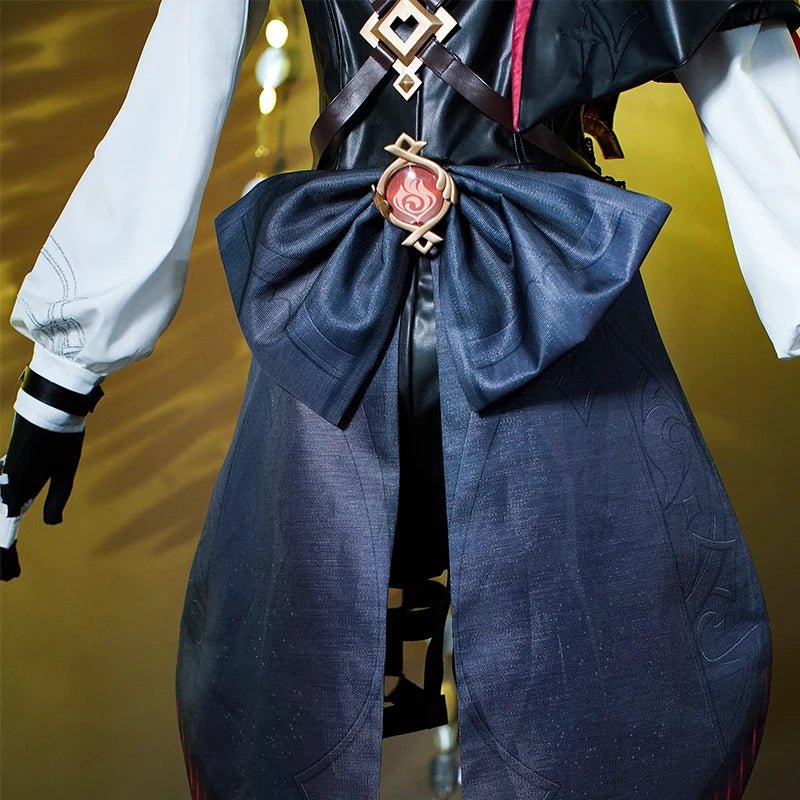 Costume Cosplay Iyney Genshin Impact Jumeaux Lyney Chapeau Magique Uniforme Halloween Femme Ensemble Complet