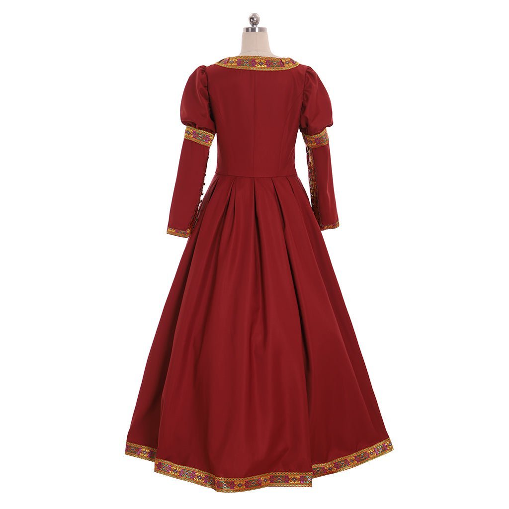 Robe Corset Princesse Royale de Cour Victorienne Renaissance - Costume Reine Tudor Thème Médiéval