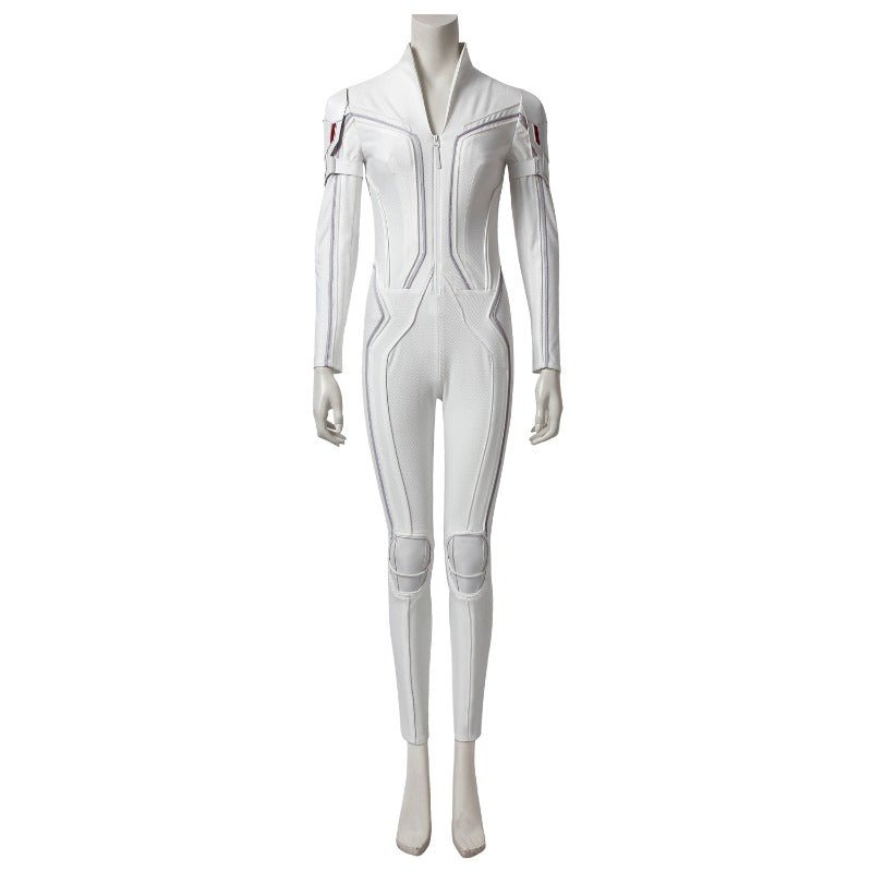 Costume Cosplay Veuve Noire Combinaison Blanche Natasha Romanoff Fait Main