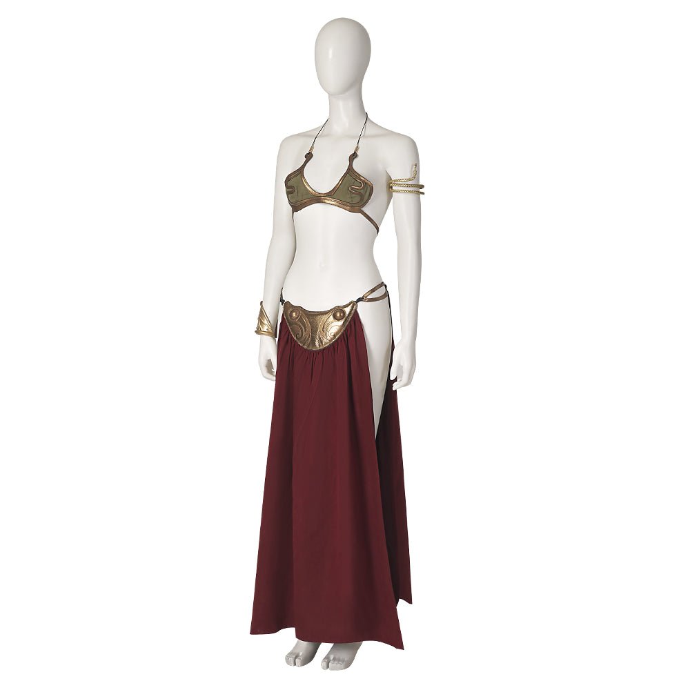 Costume Cosplay Princesse Leia Esclave Star Wars – Tenue Iconique pour Fans et Événements