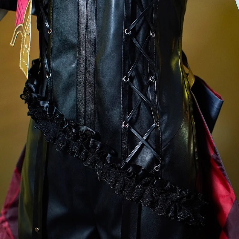 Costume Cosplay Iyney Genshin Impact Jumeaux Lyney Chapeau Magique Uniforme Halloween Femme Ensemble Complet