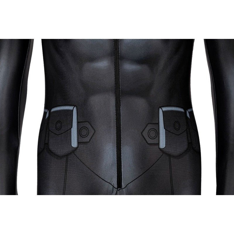 Costume Cosplay Champion Noir 3D pour Enfants