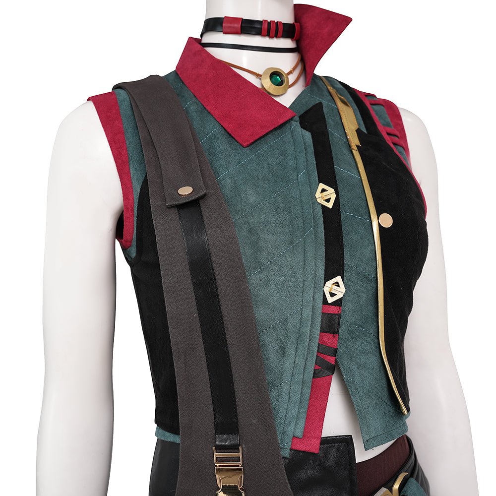 Costume Cosplay Arcane Jinx - Guerre des Double Villes 2 Style Veste Explosive